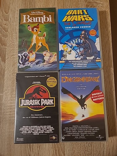 Vhs kasetten jurassic - kasetten,