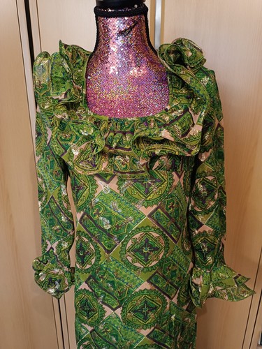 Langes vintage kleid von - s, ca
