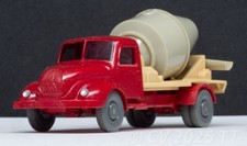 1/87 H0 WIKING Magirus S 3500 Betontransporter / - mischer, ~ rot, 1964, 2. Wahl