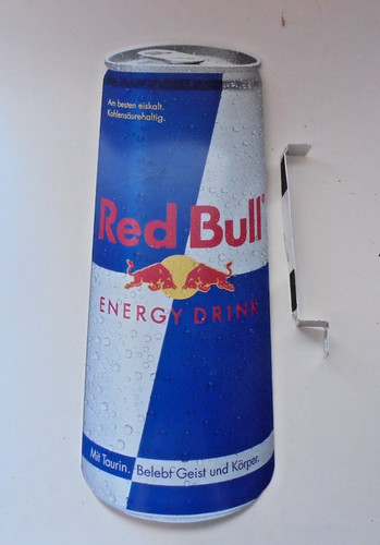 Red bull dose - dose, werbeschild