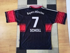 Scholl Bayern München Trikot Schwarz Rot S Gr. M 1997 1998 1999 2025 FCB Vintage