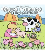 Snug Friends: Cute and Cozy Color by Number for Teens and Adults – 40 Designs 