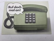 Ruf Doch Mal An! Postsache über Telefonanschluss Unbeschrieben Postkarte