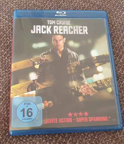 Jack reacher blu ray - jack, blu-ray