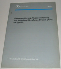 Werkstatthandbuch Mercedes SL R 129 Niveauregulierung Adaptives Dämpfungssystem