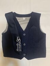 Jungen Weste Festlich Gr. 104 mit Krawatte Top Zustand