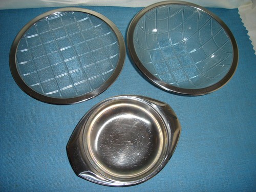 Amc glas servierplatte neu - amc,