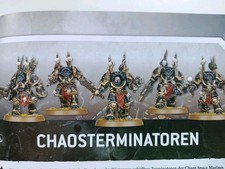 Warhammer Chaos Marines Terminators 40k Terminatoren im Gussrahmen