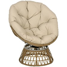 Papasansessel rattan 360 grad - rattan,