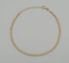 585 Gold Armband 19-21,5cm Kugel diamantiert NEU 14 Karat Gelbgold Armband 3,18g