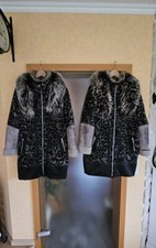 Sportalm Luxus Mantel 38  bis 40  Schwarz  Echtpelz Kragen NP 999 € wie Neu !