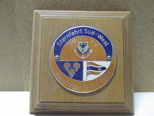 Motorboot-Plakette