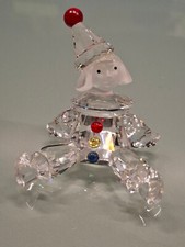 Swarovski puppe clown sitzend - swarovski,