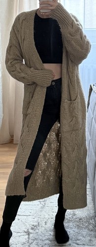 Cardigan lange strickjacke - cardigan,