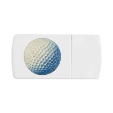 Pillendose "Golfball" mit Tablettenteiler (PI00037917)
