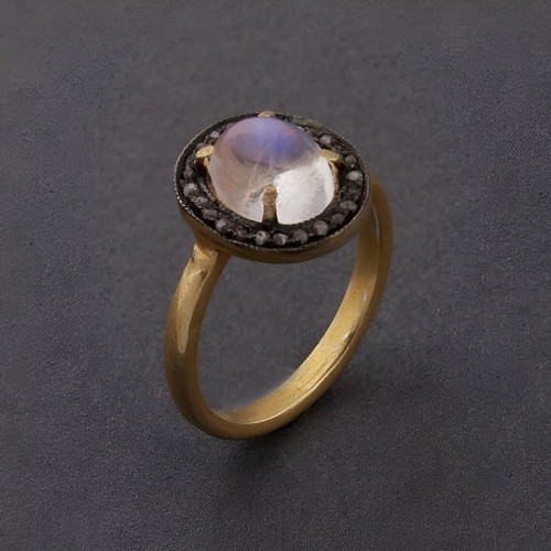 Mondstein ring 925 sterling - mondstein,