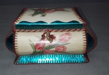 OMA altes Nähkästchen, Schmuckschatulle, Schachtel aus Kunststoff  1920er H 620