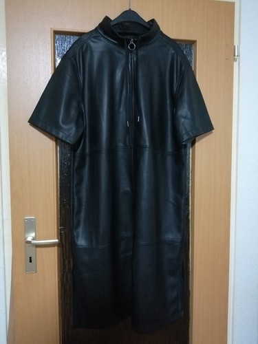 Ulla popken kunstleder kleid - ulla,