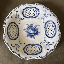 PIRKENHAMMER  Schale Durchbruchmuster 25112 Kobalt Blume sehr groß  PrunkTeller