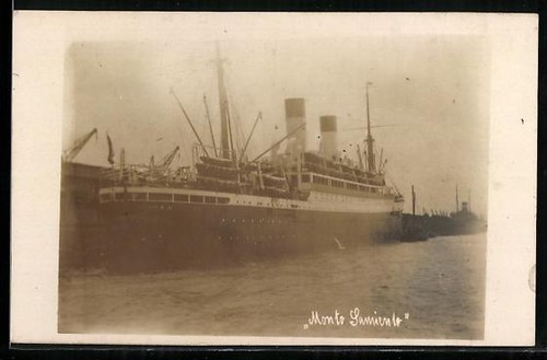 Foto passagierschiff monte - foto-ak,