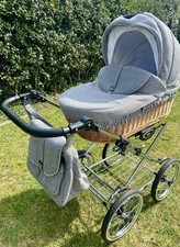 Retro Kinderwagen, Faltbar, Mit Wickeltasche, Räder Abnehmbar, Sportaufsitz