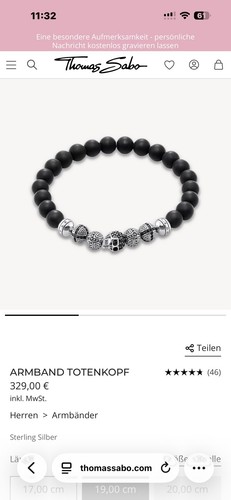 Thomas sabo armband totenkopf - thomas,