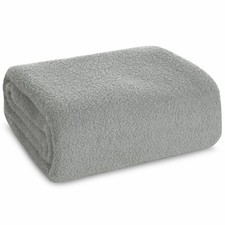 Decke silber 150cm x 200cm