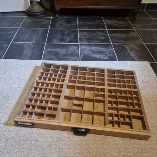 Druckerschublade alt holz - druckerschublade,