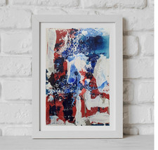 Original Acryl Bild auf Papier