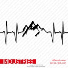 Klettern Bergsteiger Bergfreunde Wandern Auto Aufkleber Decal Car Sticker 16x6