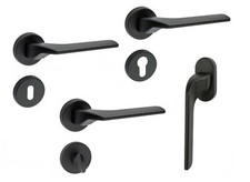 Edelstahl Türbeschlag schwarz