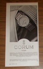 Seltene Werbung vintage CORUM