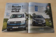 Auto Bild 40/2015 VW Bus T6 Multivan 2.0 TDI SCR Generation Six mit 204PS besser