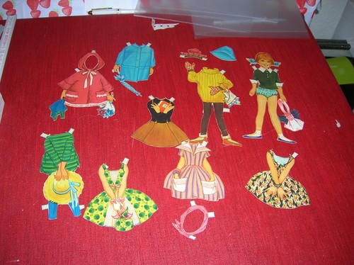Anziehpuppe mädchen papier - anziehpuppe,