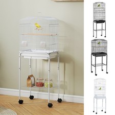 PawHut Vogelkäfig für Wellensittich Finken Kanariensittich mit Ständer Schiebetablett