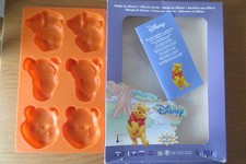 Silikonform Disney Winnie Puuh unbenutzt 6 Motive je ca. 8 x 9cm für Kuchen o.a.