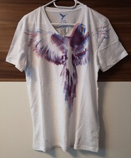 T-Shirt Damen Hugo Boss Orange V-Neck Color; Weiß Größe; L