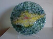 Farbige Glasplatte in Fusing-Technik von Brent Harding, Nova Scotia, Kanada