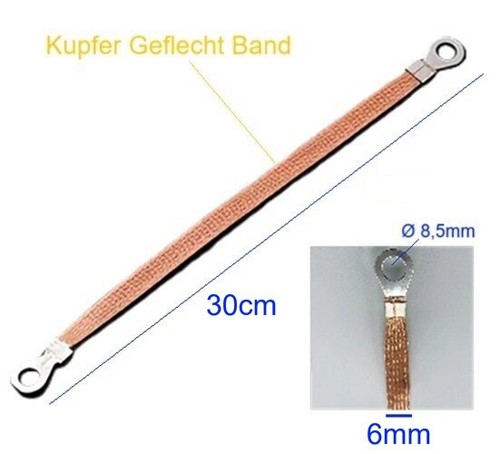 öse masseband x 300mm - m8,