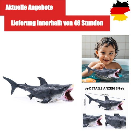 Megalodon hai figur mit - megalodon, cm