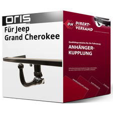 Für Jeep Grand Cherokee Typ WK (Oris) Anhängerkupplung vertikal abnehmbar neu