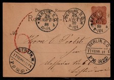 25) Rohrpostkarte innerhalb Berlins