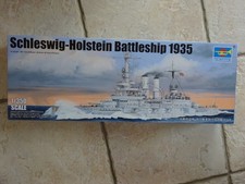 Schleswig Holstein 1935 Kriegsschiff 1/350 Trumpeter Bausatz Plastikmodel