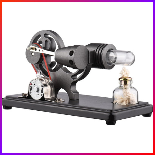 Stirlingmotor modell mit led - mit,
