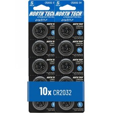 10x Profi Knopfzellen  CR2032