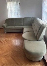Sofa leder pistazien grün - leder, in