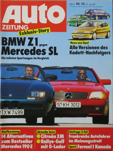 Auto zeitung mercedes - auto, 14/89