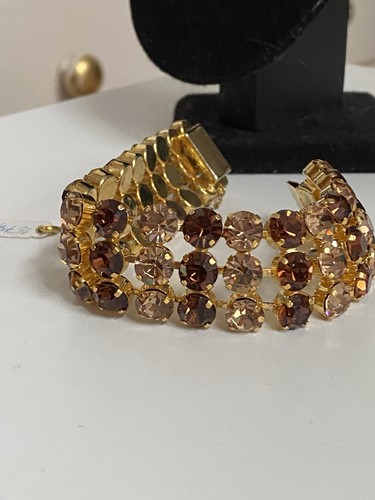 Vintage strass armband - strass,