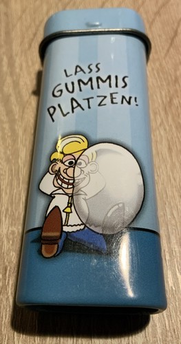 Leere blechdose für kaugummi - leere,