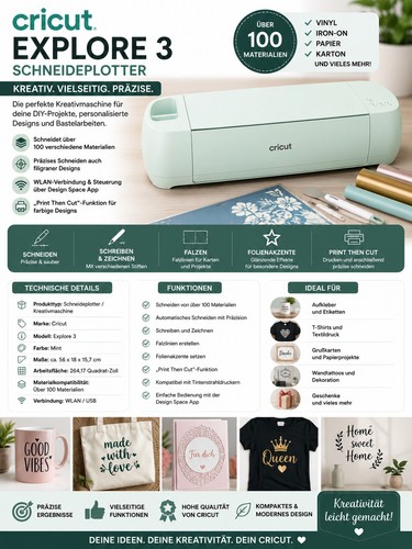 Cricut explore stanzmaschine - cricut, 3